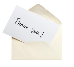 Embrace workplace gratitude - write thank you notes!