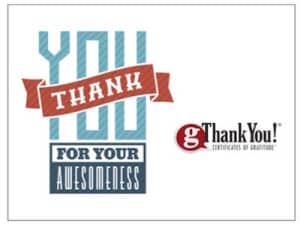 Celebrate International Day of Awesomeness with free Awesomeness Cards from gThankYou!