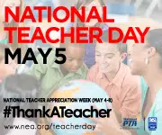 National Teacher Day is today!