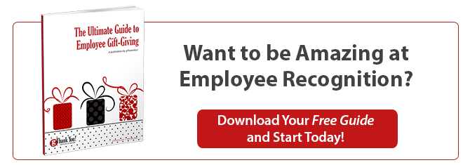 Download your FREE guide, The Ultimate Guide to Employee Gift-Giving