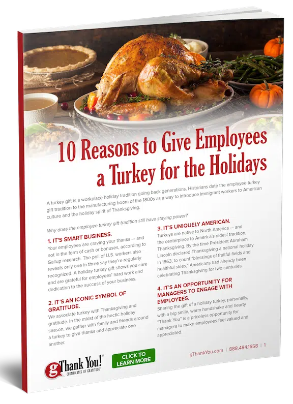 10 reasons to give a turkey