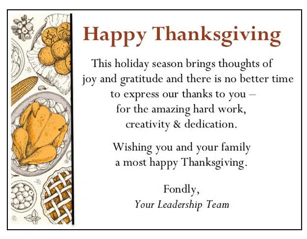 Thanksgiving Dinner - Thanksgiving Enclosure Cards