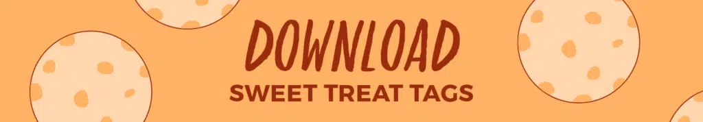Download your printable treat bag tags and share your workplace kindness with a homenmade treat!