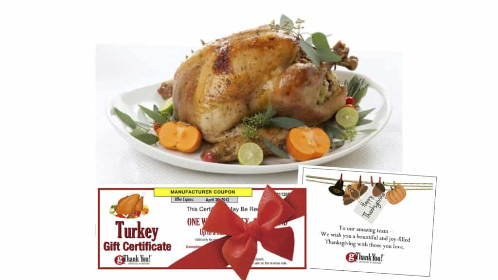 The perfect turkey gift from gThankYou - Nothing says thank you like the gift of a Thanksgiving turkey!