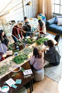 Team-building events are great for holiday parties